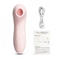 Mini Clitoral Stimulator, 7 Speeds Suction/Vibration, LIGHT PINK